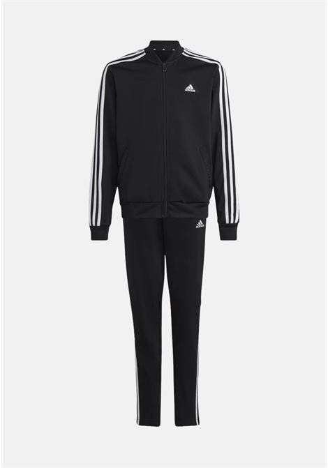 Black tricot tracksuit for boys and girls ADIDAS PERFORMANCE | IC0112.